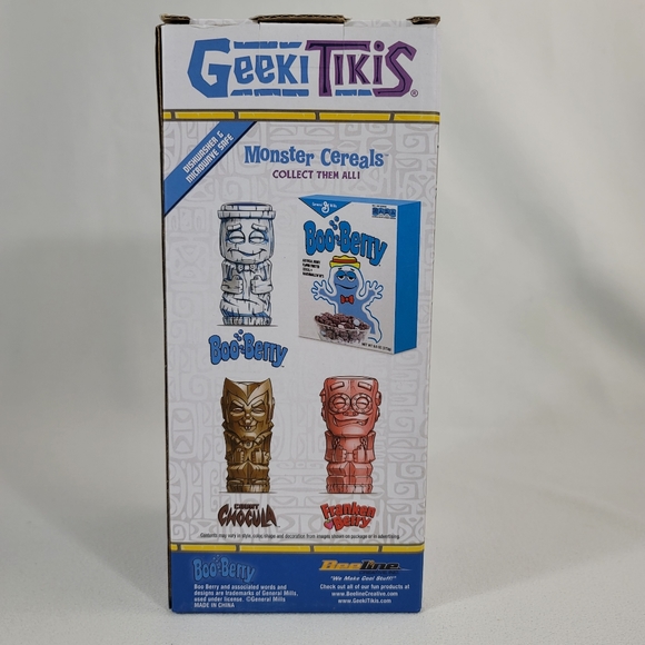 Geeki Tikis Tiki Ceramic Boo-Berry Mug 18oz Monster Cereal - Picture 4 of 11